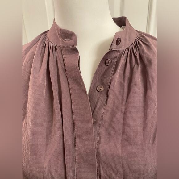 DR2 Long Sleeve Top Light Purple Casual Shirt Size Raglan Mock Turtleneck XS - Picture 2 of 6